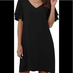 ⭐️NWT- Little Black Dress with Flutter Sleeve ⭐️